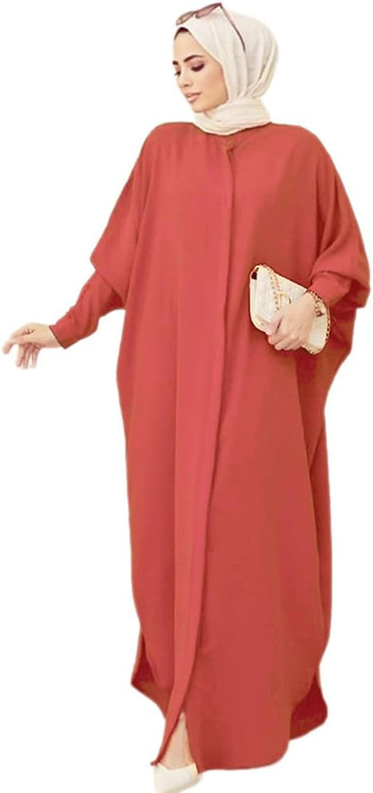 Abayas for Women Muslim Dress Modest Maxi Robe Abaya Kaftan Dresses Eid Prayer Clothes Arabian Islamic Dubai Outfit
