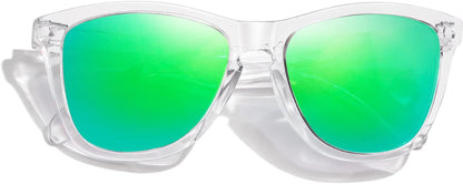 Sunglasses Womens Polarized Sunglasses for Women Trendy Designer Mirrored Sunglasses UV400 Protection Sun Glasses