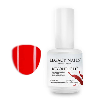 Professional Beyond Gel Soak-Off Nail Gel Polish Full Coverage Highly Pigmented Gel Nail Polish (BEYOND GEL - BEIGE 1/2 OZ)