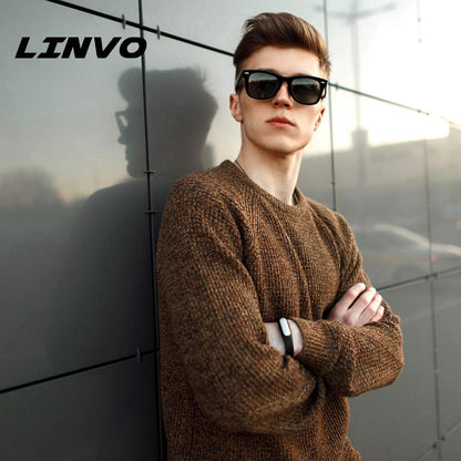 Polarized Sunglasses for Men Driving Sun Glasses Shades 80'S Retro Style Design Square