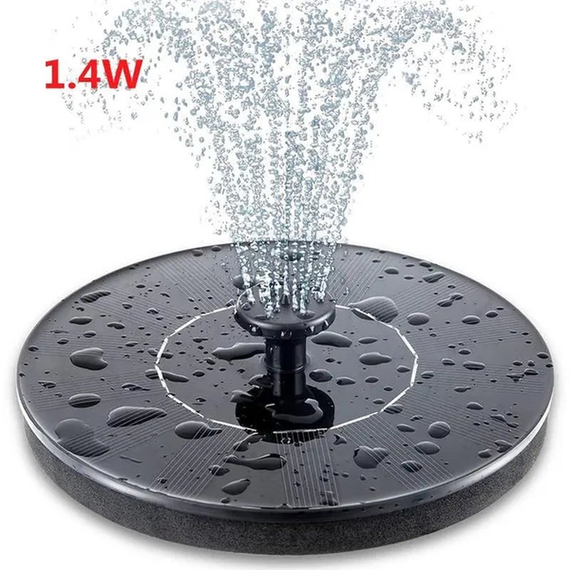 2023 Upgrade Solar Bird Bath Fountain Pump,Solar Fountain with 6 Nozzle, Free Standing Floating Solar Powered Water Fountain Pump for Bird Bath, Garden, Pond, Pool, Outdoor