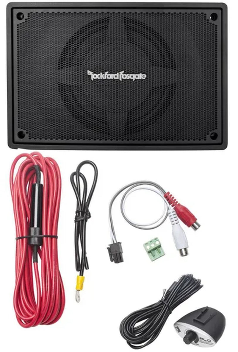 Rockford Fosgate PS-8 8" 150W RMS Underseat Powered Car Stereo Audio Subwoofer