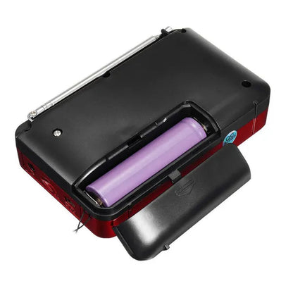 STONEGO Mini Portable Radio Loud Clear Sound Radio Handheld Rechargeable Digital FM USB TF MP3 Player Speaker Devices