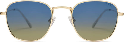 Square Polarized Sunglasses for Men Women Classic Vintage Retro Style