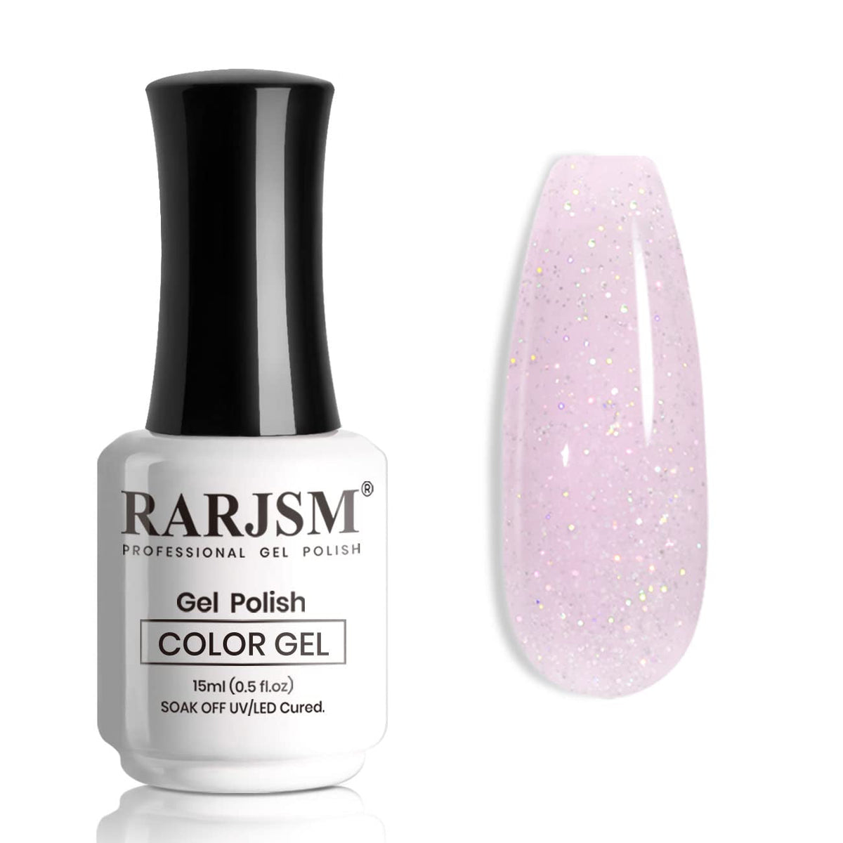 Nude Hot Pink Iridescent Gel Nail Polish Sheer Bright Neon Pink Glitter Jelly Gel Polish Neutral Shimmery Summer Color Sparkle Rainbow Pigment Gel 15ml Soak off Cured Need for Home Salon DIY