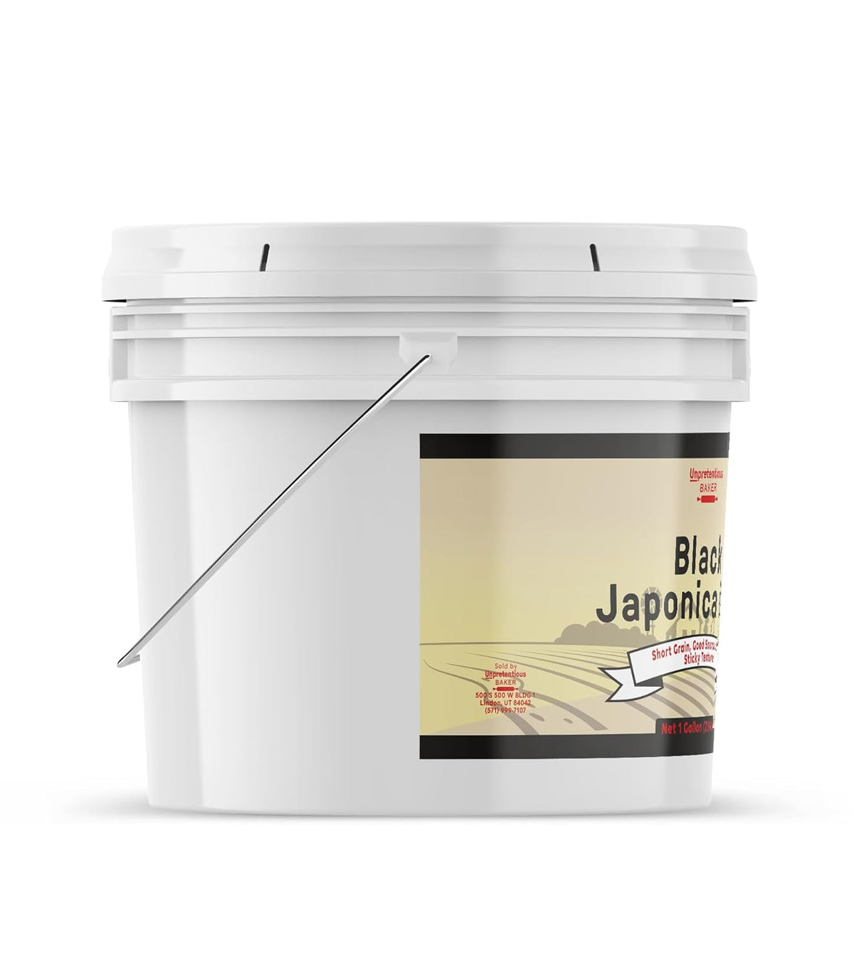 Japonica Black Rice, 1 Gallon, Good Source of Fiber, Nutty Flavor