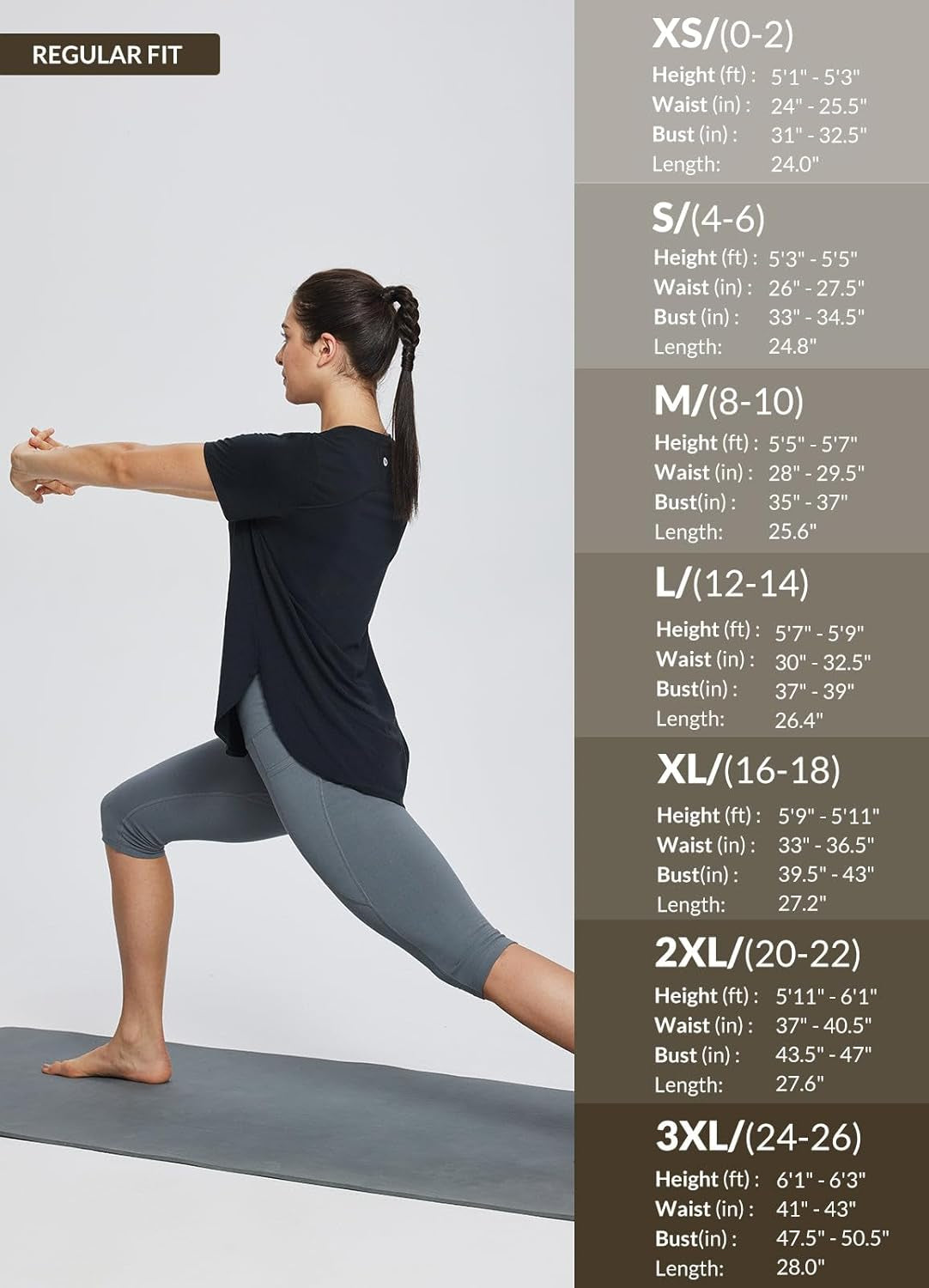 Women'S Short Sleeve Workout Shirts Tops Athletic Yoga Running Shirts Loose Fit with Side Slits Quick Dry T-Shirts
