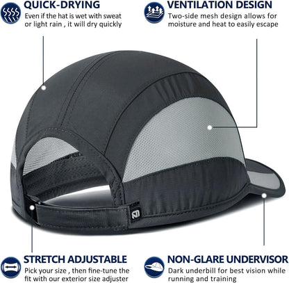 Quick Dry Run Hat Cooling Breathable Mesh
