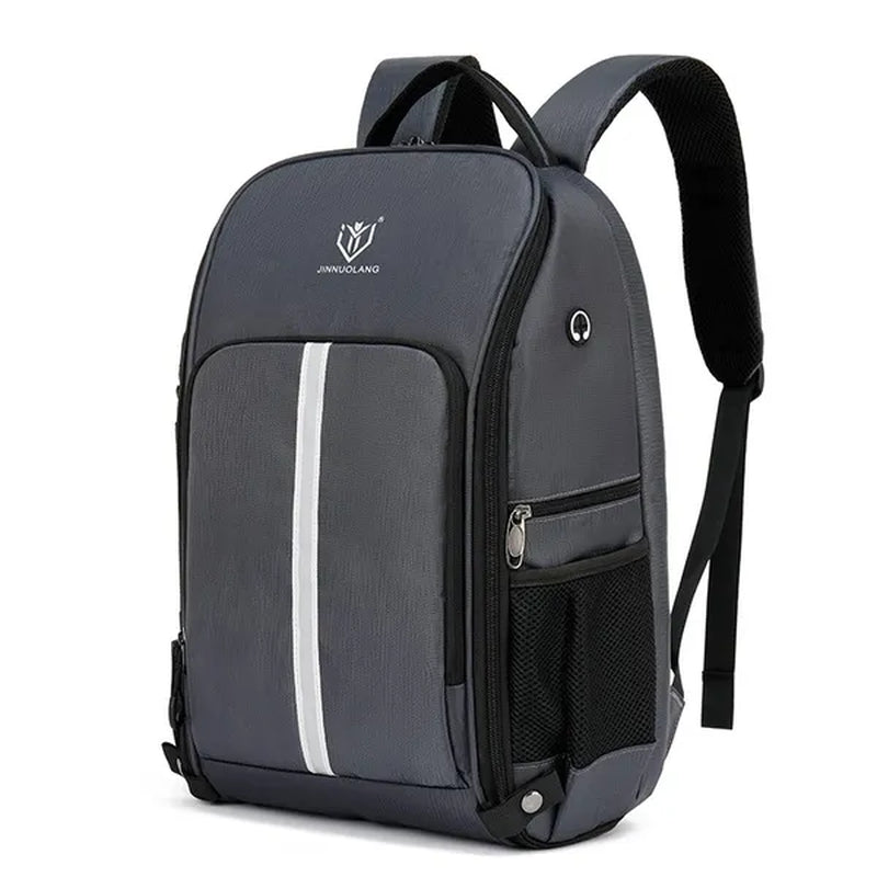 SLR Digital Camera Bag Drone Backpack Multifunctional outdoor waterproof camera bag Foldable carrying tripod suitable for Canon Nikon Fuji SONY/DJI Drones can carry a 17.3-inch laptop as well as come with USB port