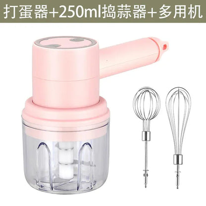 Wireless 3 Speed Mini Mixer Electric Food Blender Handheld Egg Beater Automatic Cream Food Cake Baking Dough Hand Mixer Electric