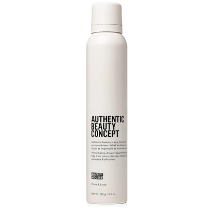 Authentic Beauty Concept Amplify Mousse | Volumizing Mousse | Lightweight Medium Hold Styling | Heat Protection | All Hair Types | Vegan & Cruelty-Free | Silicone-Free | 6.7 Oz