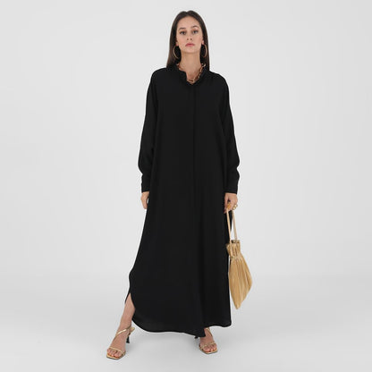 Abayas for Women Muslim Dress Modest Maxi Robe Abaya Kaftan Dresses Eid Prayer Clothes Arabian Islamic Dubai Outfit