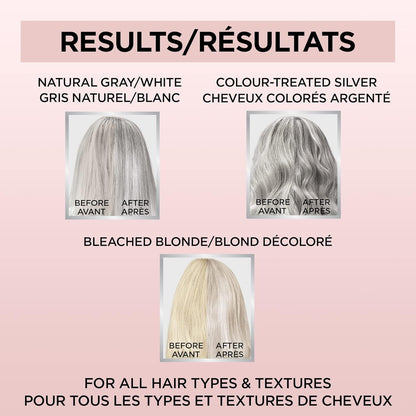 Le Color Gloss One Step In-Shower Toning Hair Gloss, Neutralizes Brass, Conditions & Boosts Shine, Silver, 4 Ounce