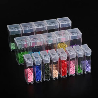 56/48/40/32/12 Diamond Painting Tools Accessories Beads Container Rhinestone Diamond Embroidery Stone Storage Convenience Box