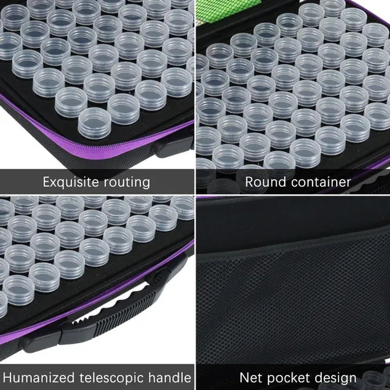 DIY Diamond Painting Accessories 15/30/ 60-slot Diamond Painting Storage Box Tools For Diamond Art Embroidery Bead Storage