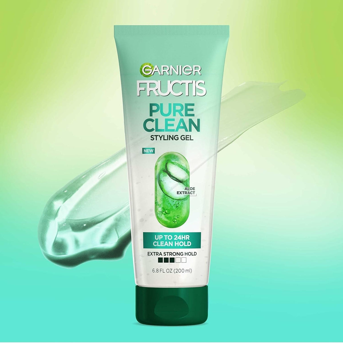 Fructis Style Pure Clean Styling Gel 6.8 Fl Oz, 1 Count, (Packaging May Vary)