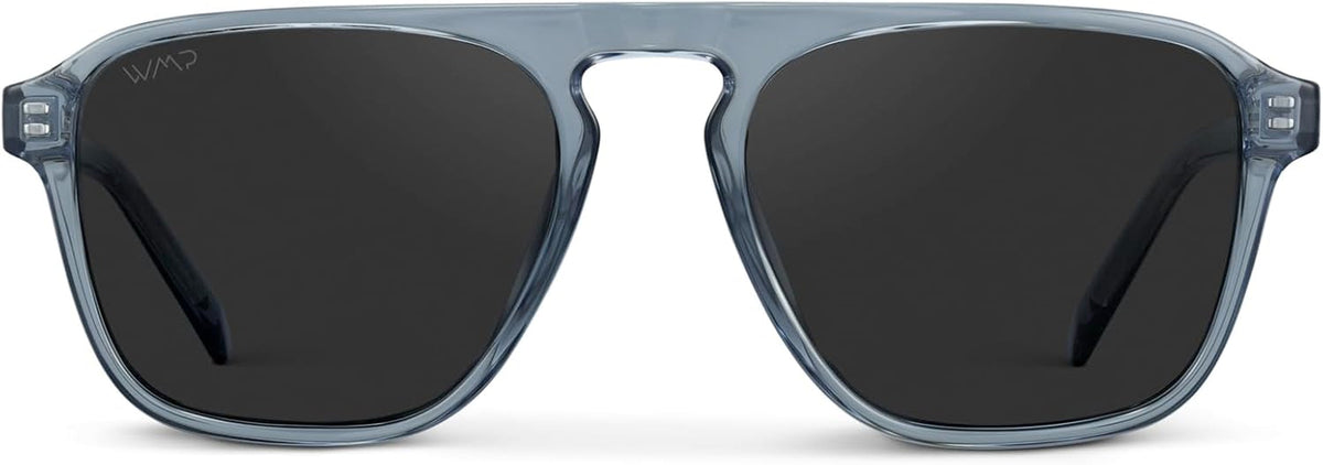 Polarized Modern Aviator One-Bridge Square Mens Sunglasses