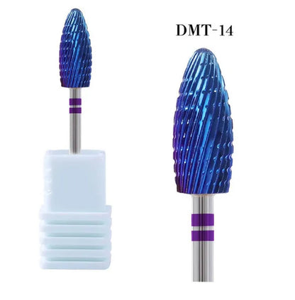 Tungsten Diamond Milling Cutter Nail Art Drill Bit for Manicure Nail Files Electric Rotary Mills Nail Gel Remove Grinder