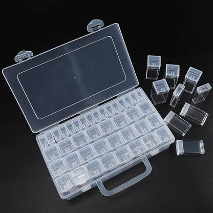 56/48/40/32/12 Diamond Painting Tools Accessories Beads Container Rhinestone Diamond Embroidery Stone Storage Convenience Box