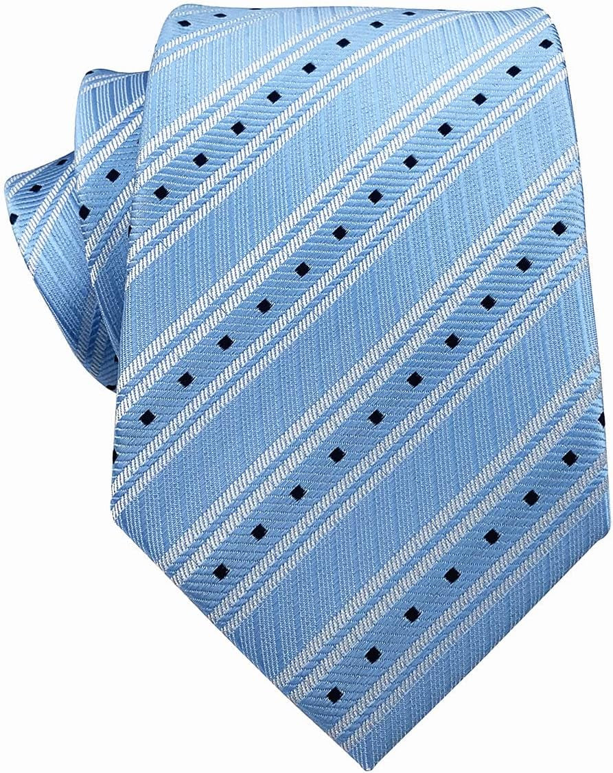 Men'S Gingham Check Stripe Ties Pattern Business Formal Designer Neckties 3.15"