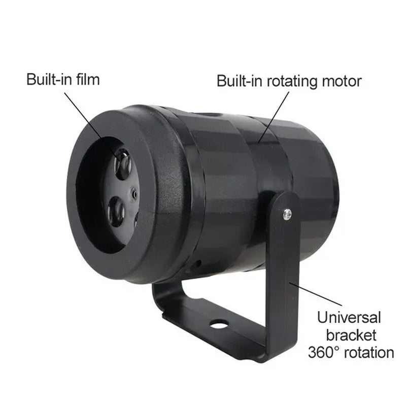 LED Christmas Projector Lights 16-Patterns Outdoor Holiday Decorations Led Projector Lights Waterproof Xmas Snowflake Snow Light Party Garden Laser Projection Lamp,Christmas Halloween Projector,laser Light Projector