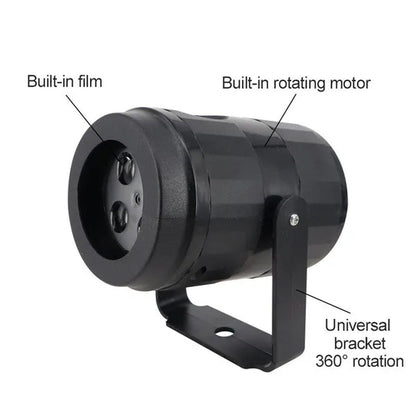 LED Christmas Projector Lights 16-Patterns Outdoor Holiday Decorations Led Projector Lights Waterproof Xmas Snowflake Snow Light Party Garden Laser Projection Lamp,Christmas Halloween Projector,laser Light Projector