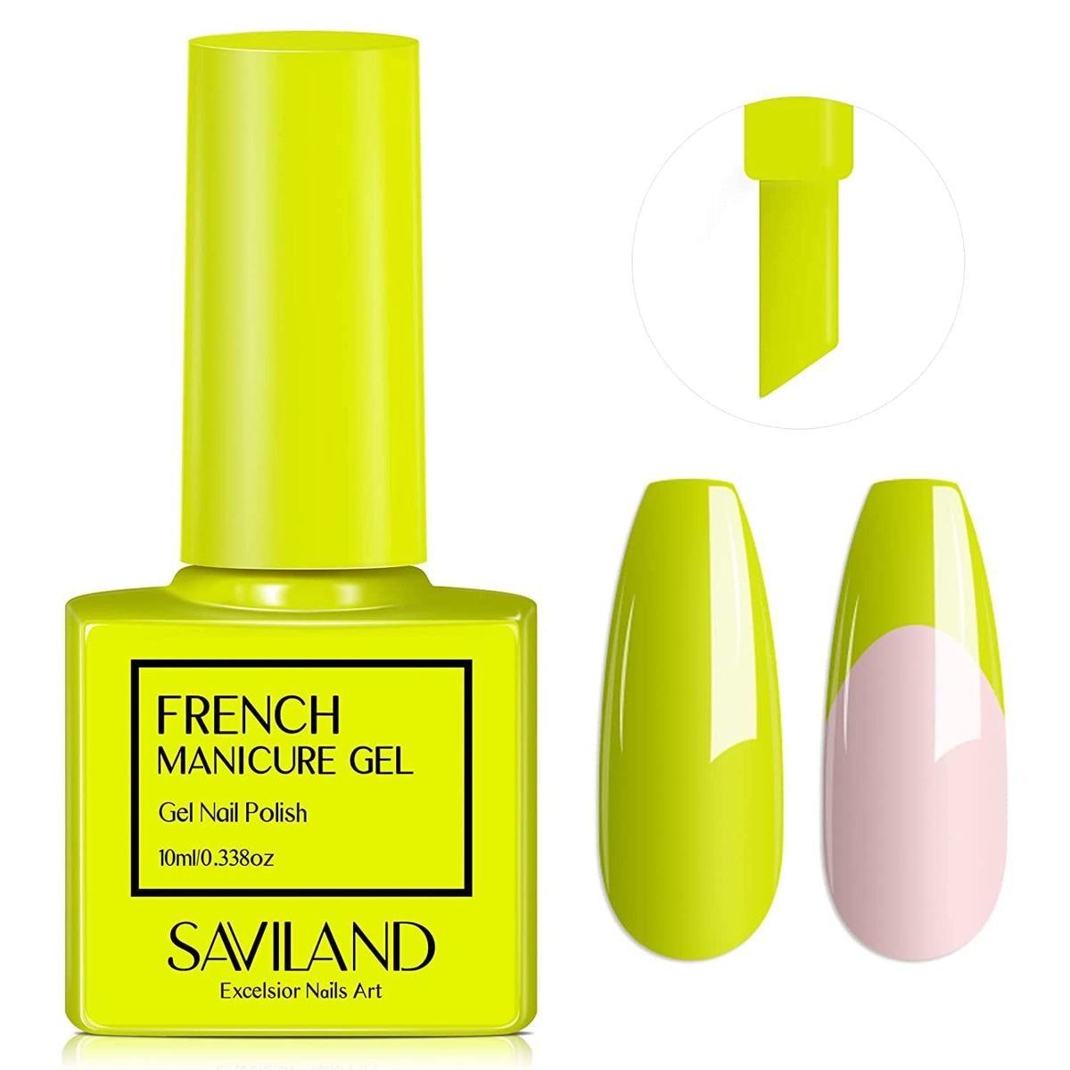 French Gel Nail Polish - 1PC 10ML Blue Gel Polish U V LED Soak Off Gel Quick French Manicure Gel Polish Nail Salon DIY Home for Starters Professionals Party