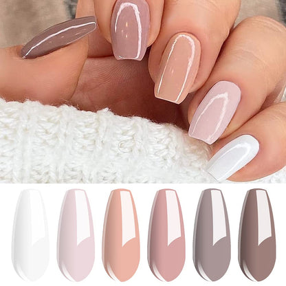 Gel Nail Polish Set Treding Summer Gel Polish Kit - Bright Colors Collection - UV LED Nail Gel Required, 8ml Bottle Nail Art