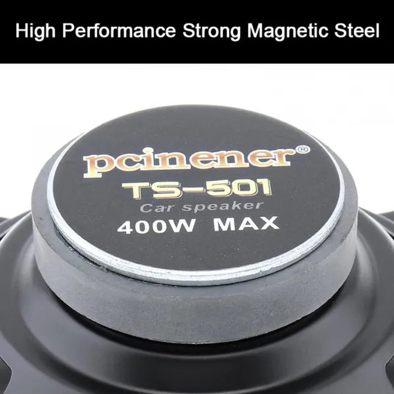 5 Inch 400W Car Coaxial Speaker Vehicle Door Music Stereo Full Range Frequency Hifi Speakers