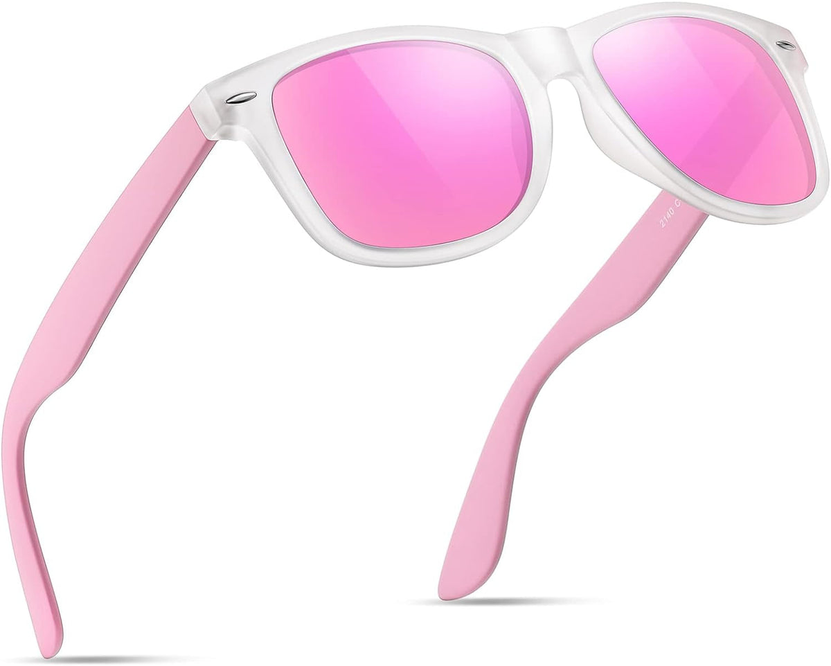 Sunglasses Men Polarized Sunglasses for Mens and Womens,Black Retro Sun Glasses Driving Fishing UV Protection
