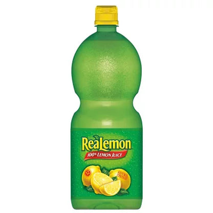 Realemon 100% Lemon Juice 48 Fl. Oz. Bottles, 2 Pk.