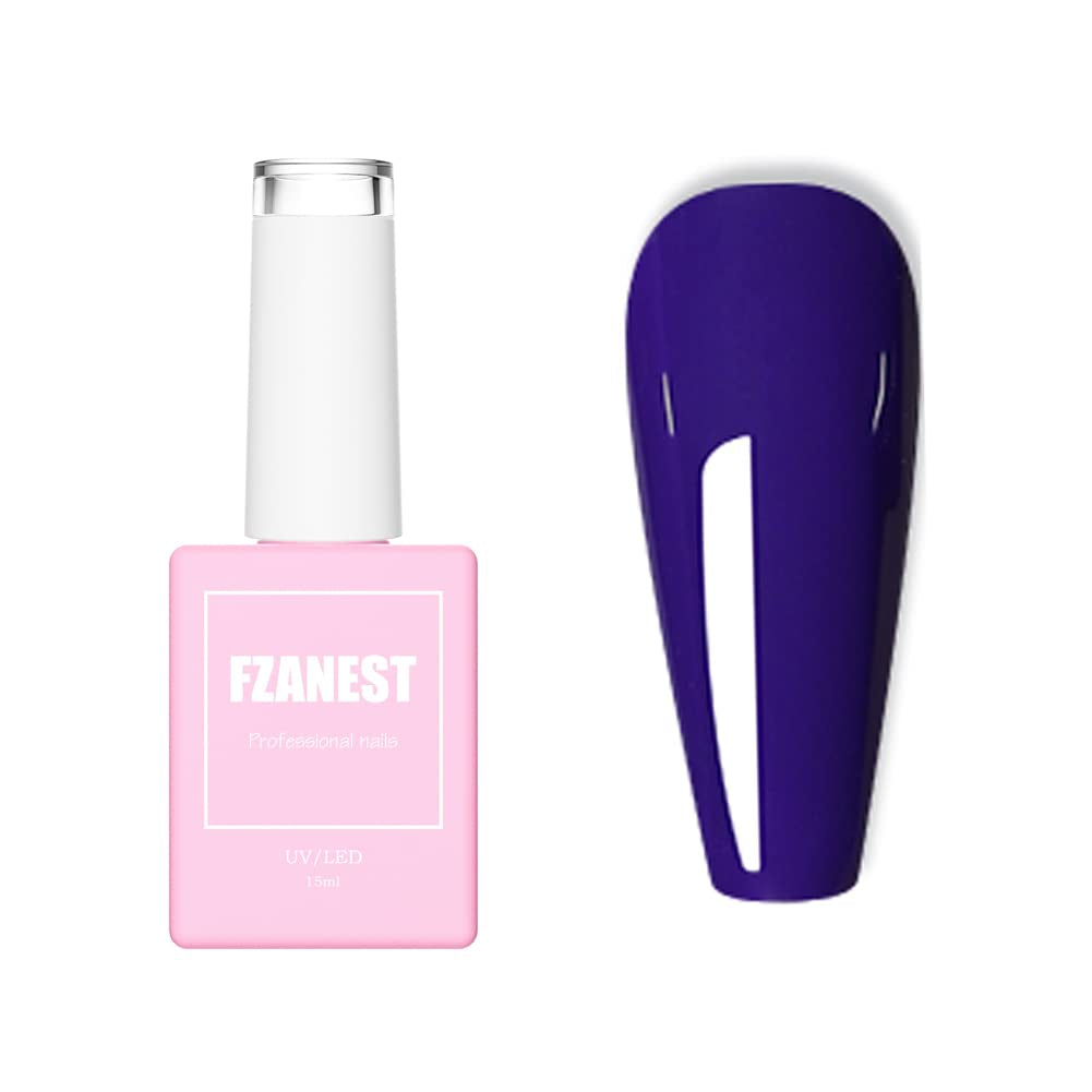 Pastel Gel Nail Polish,15ml Lavender Purple Color Soak Off UV LED Gel Polish Nail Art Manicure Salon Christmas DIY Nail Design Decoration at Home