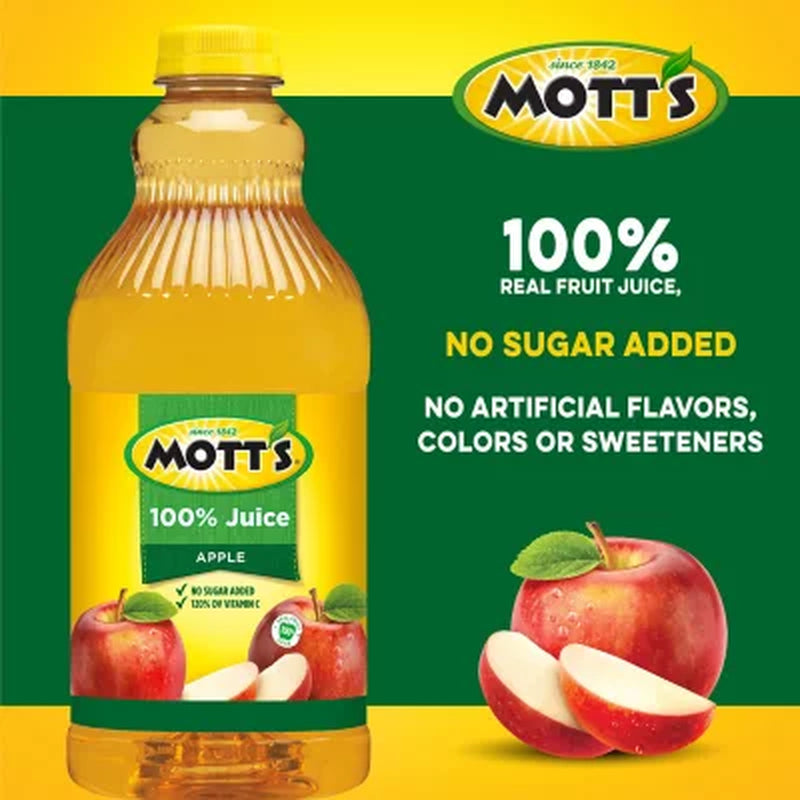 Mott'S 100% Apple Juice 86 Fl. Oz., 2 Pk.