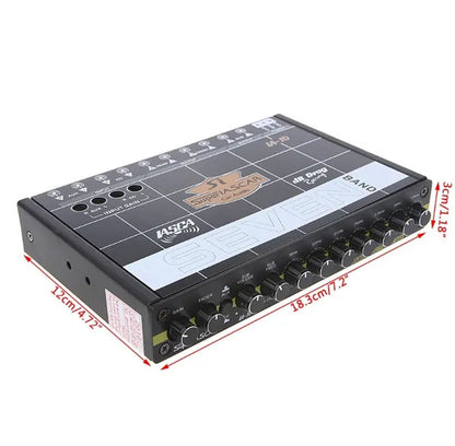 Car Audio 7 Band Equalizer Modified Car EQ Equalizer Class Fever Audio Car Tuner ENC