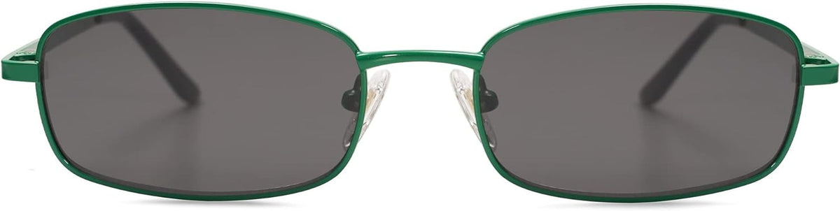 Small Y2k Narrow Rectangle Sunglasses Womens Mens Retro 80s 90s UV400 Sunnies SJ1187