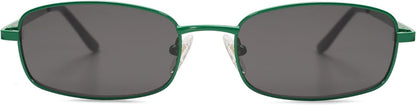 Small Y2k Narrow Rectangle Sunglasses Womens Mens Retro 80s 90s UV400 Sunnies SJ1187