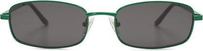 Small Y2K Narrow Rectangle Sunglasses Womens Mens Retro 80S 90S Skinny Sunnies SJ1187