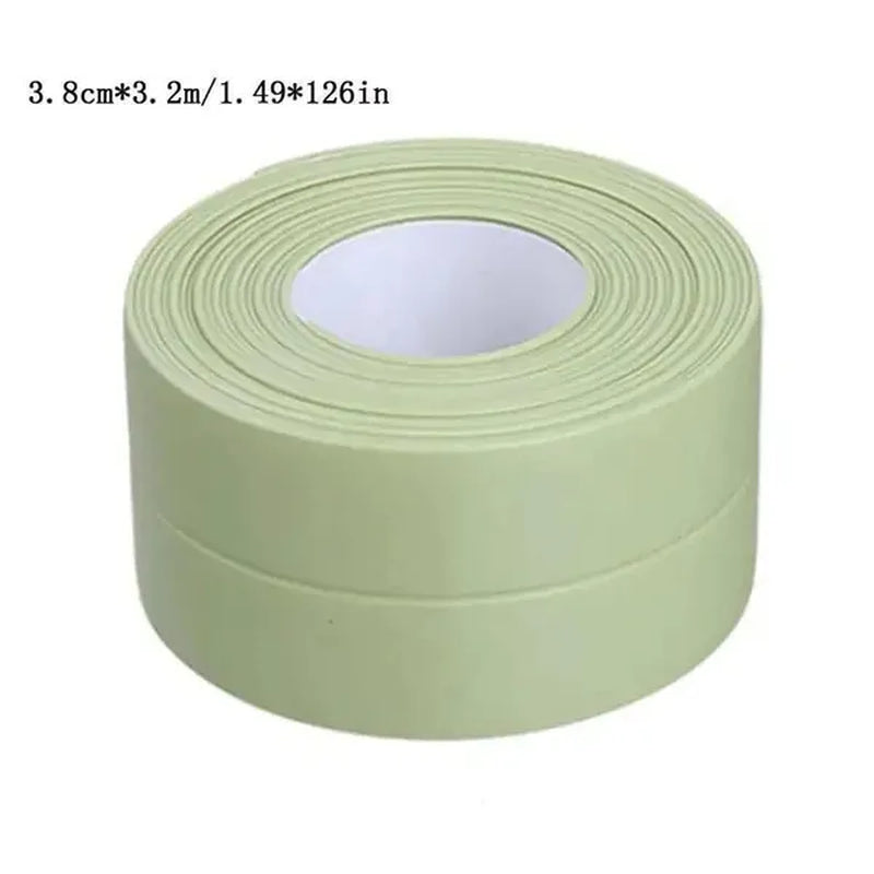 Waterproof Self-Adhesive PVC Sealing Strip Tape - Perfect for Bathroom Shower Sink & Toilet!
