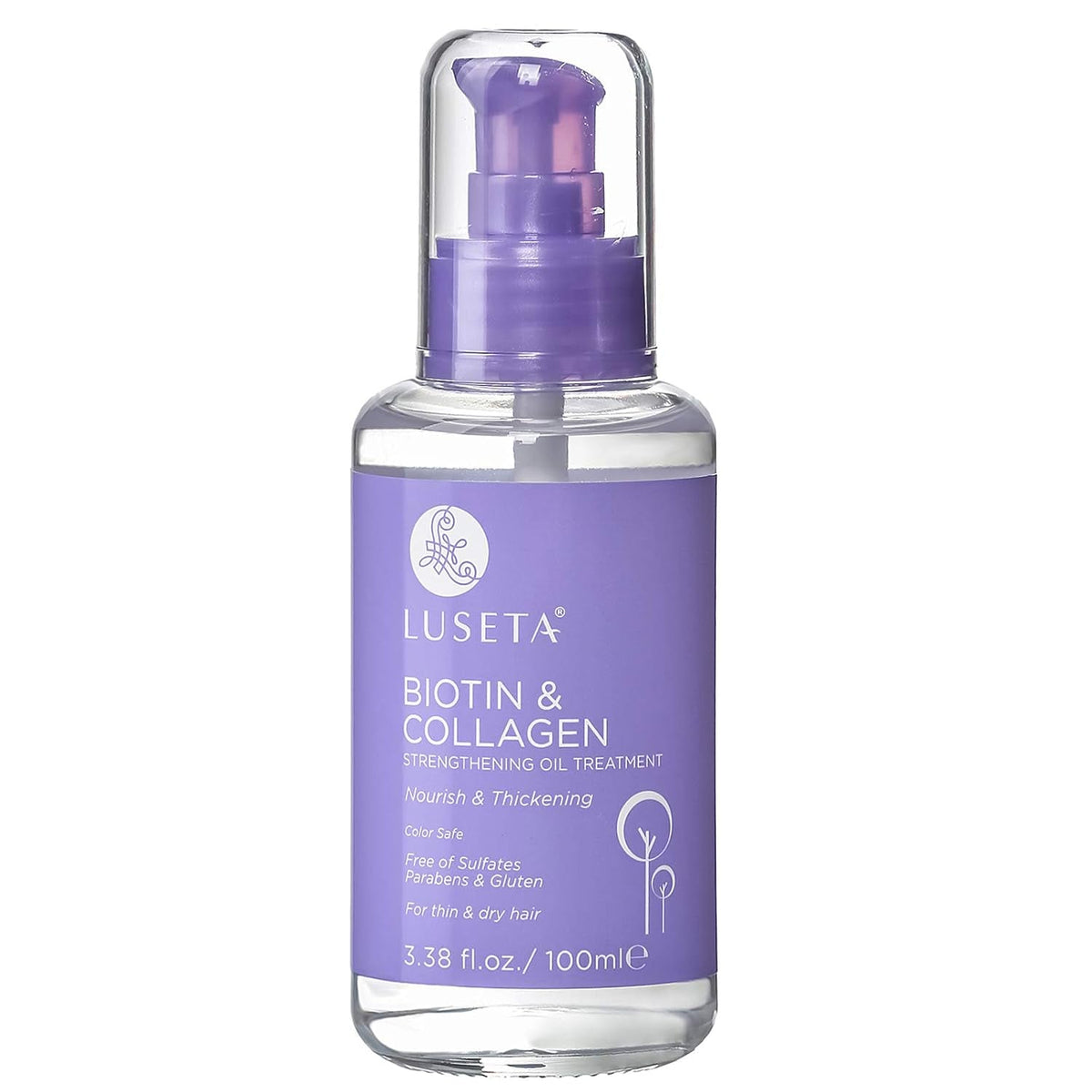 Biotin Hair Growth Serum with Collagen, Hair Oil for Thin and Damage Hair Growth Oil, Biotin Growth Serum for Frizzy & Damaged Hair, Thickening and Healthier Scalp for Men & Women 3.38 Fl Oz
