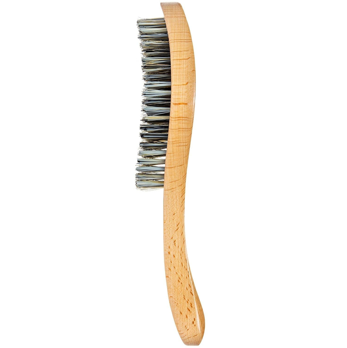 Extra Hard Wave Brush - Curved Boar & Extra Hard Nylon Bristle Hair Brush for 360 Waves