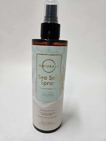 Sea Salt Water Spray for Men - Texturizing Spray Wavy Hair Products - Tropical Coconut Bliss, 8 Oz