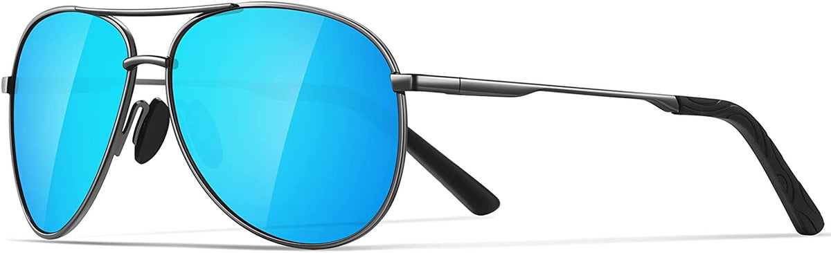 Sunglasses Men Polarized Aviator Sunglasses for Men Women Fishing Driving Sun glasses Metal Frame UV400 Protection