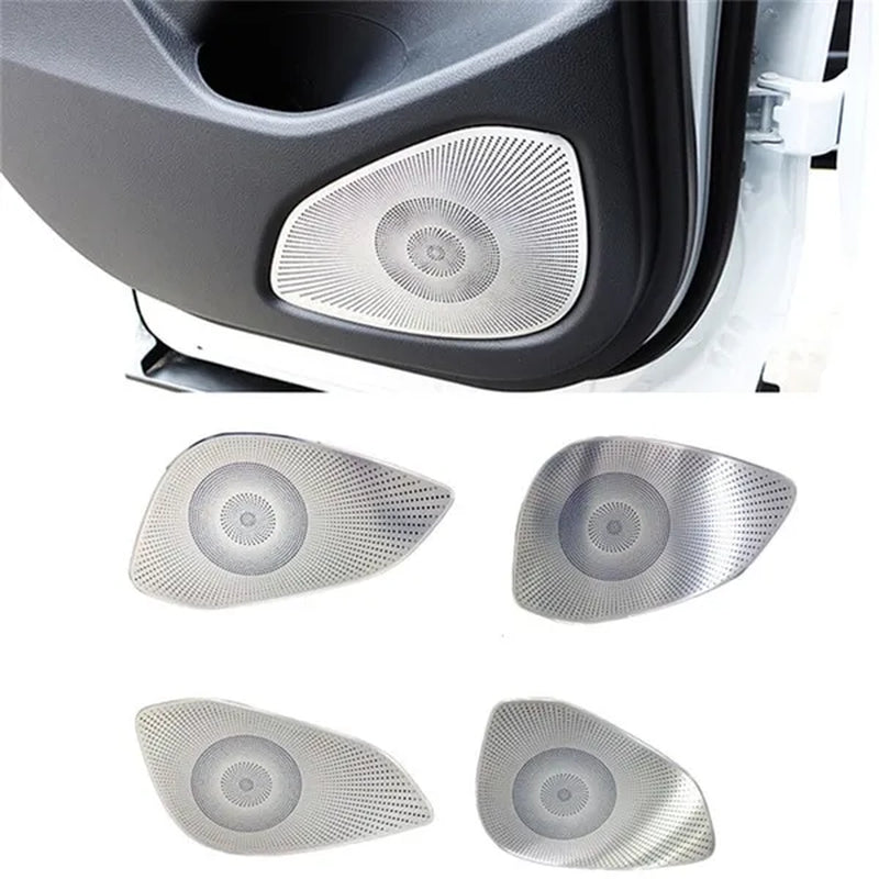 High Grade Car Audio Speaker Decor for Mitsubishi Eclipse Cross 2017 2018 2019 Car Side Door Loudspeaker Trims Cover Car Styling Accssories