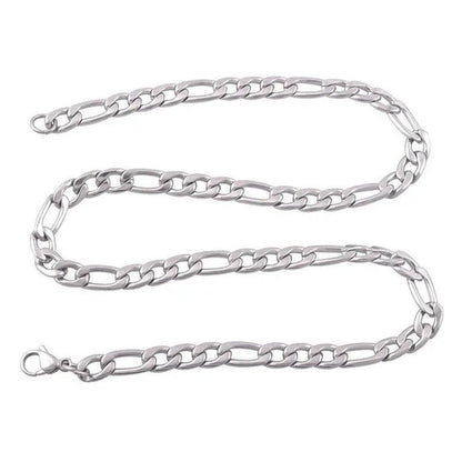 Wholesale High Quality 925 Sterling Silver Fashion Jewelry 2MM/4MM/6MM/8MM Women Men 925 Solid Silver Figaro Chain Necklace 16/18/20/22/24/26/28/30 inches