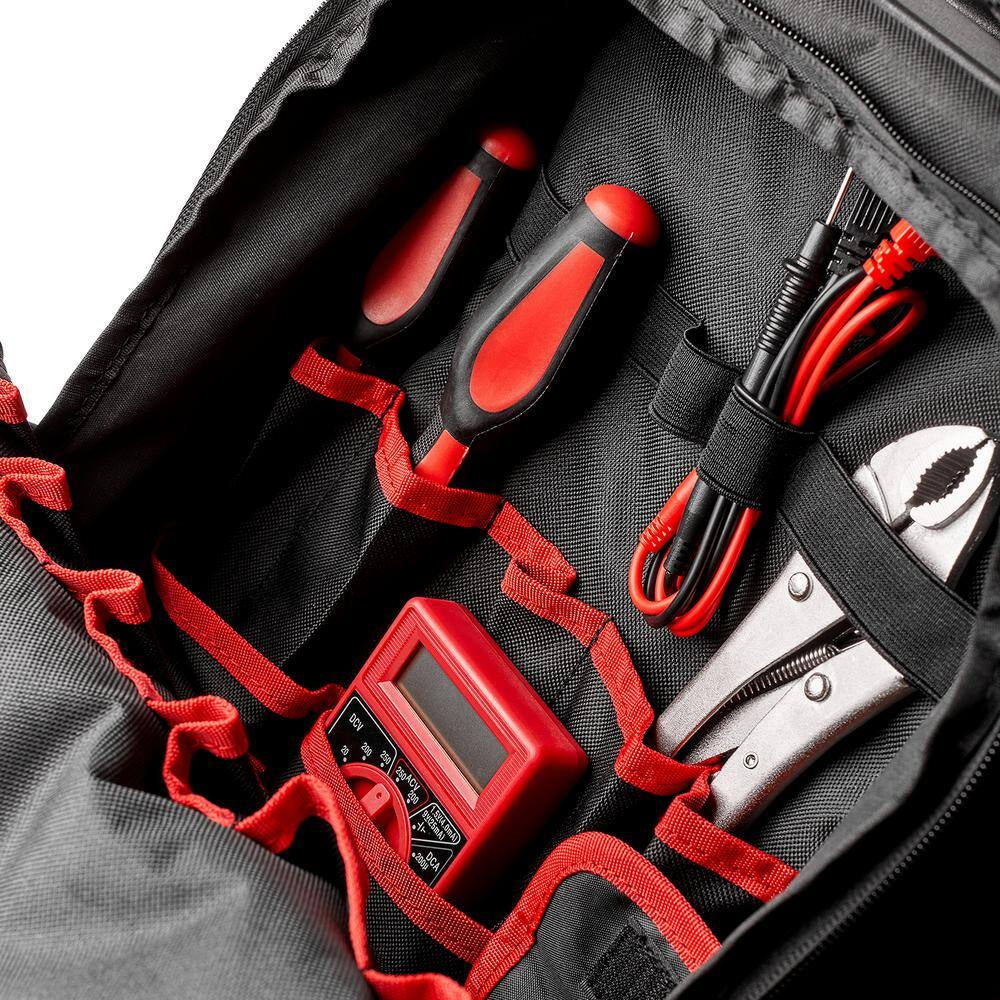 23 In. Oakland Raiders Wheeled Tool Backpack