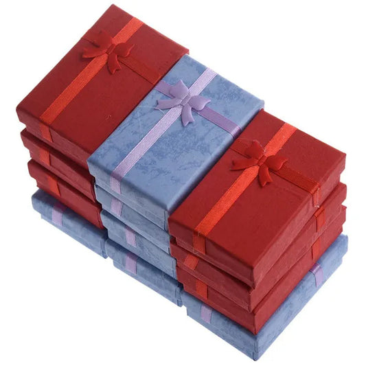 12PCS Luxury Gift Boxes Box for Pendant Bracelet Earring Necklace Ring