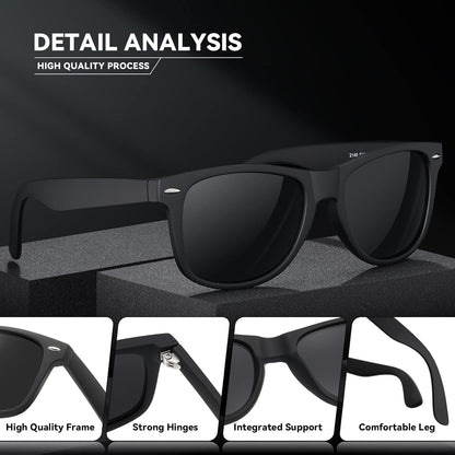 Polarized Sunglasses Womens Men - Sun Glasses Fashion Trendy Driving Fishing UV Blocking UV400 Protection