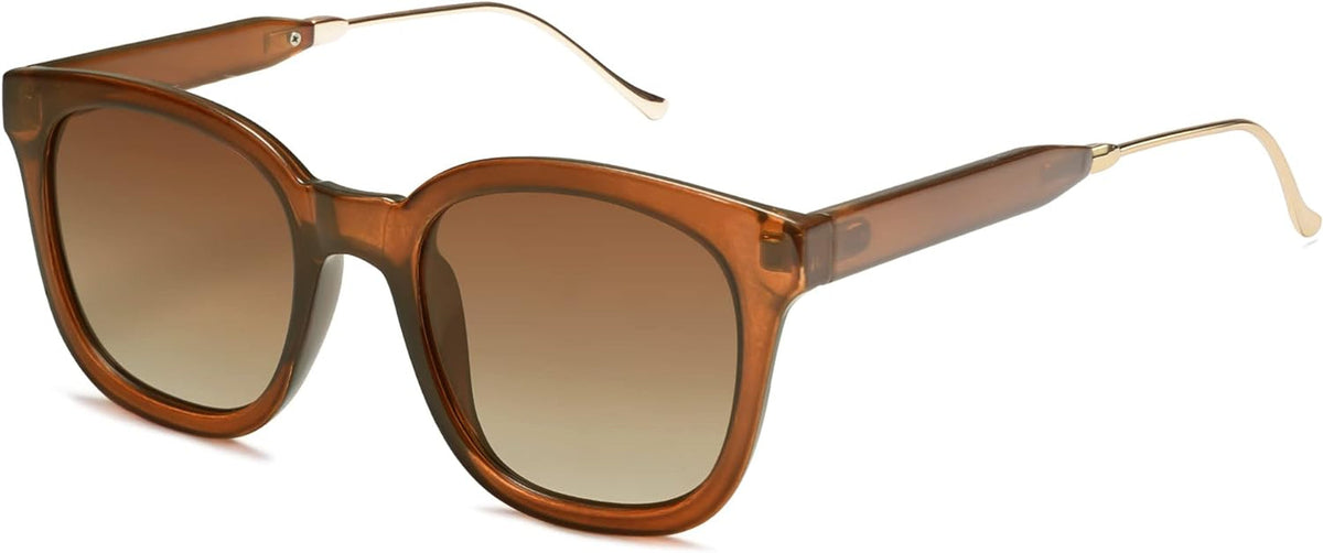 Classic Square Polarized Sunglasses for Women Men Retro Trendy UV400 Sunnies SJ2050