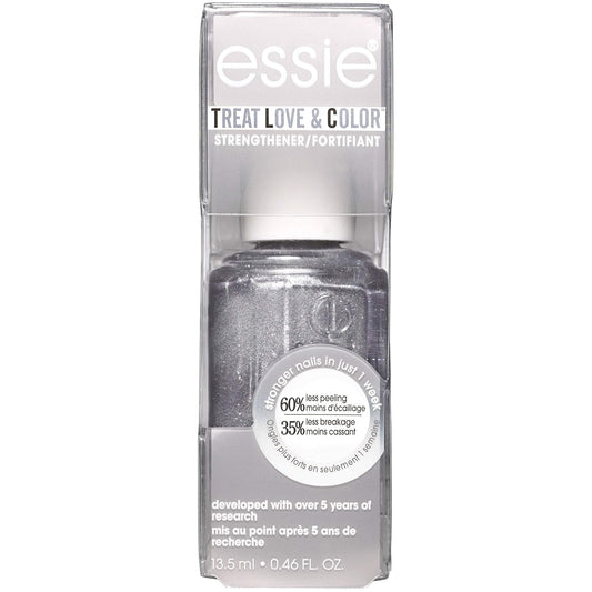 Treat Love & Color Nail Polish for Normal to Dry/Brittle Nails, Steel the Lead, 0.46 Fl. Oz.