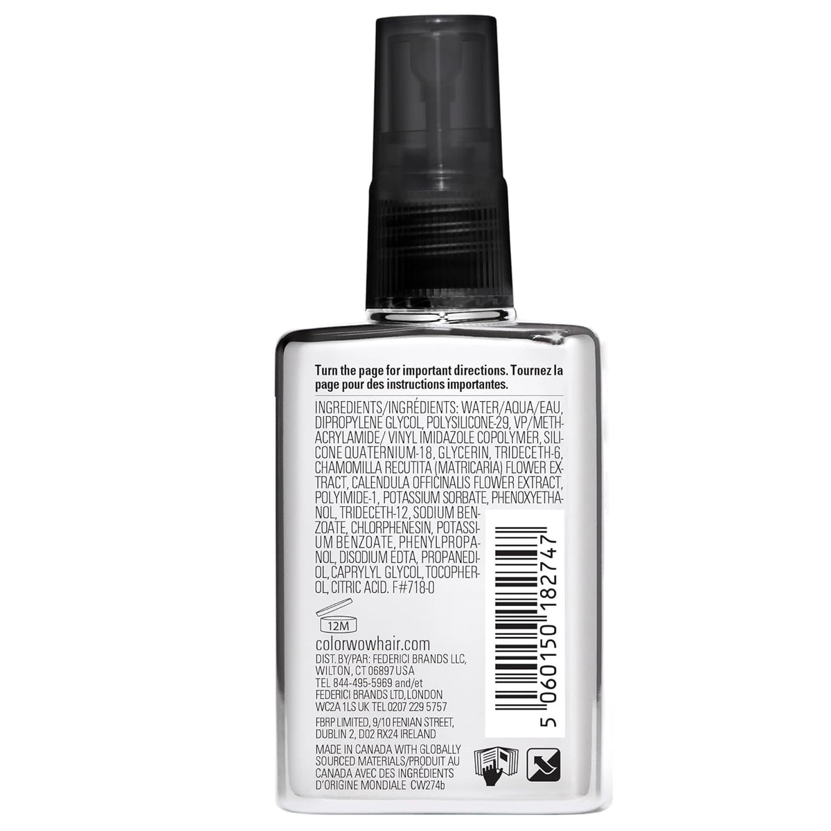 COLOR WOW Extra Strength Dream Coat – Powerful Ultra Moisturizing, anti Humidity Treatment for Extremely Frizz Prone Hair| Glassy Smooth, Straight + Resistant Styles up to 3-4 Washes
